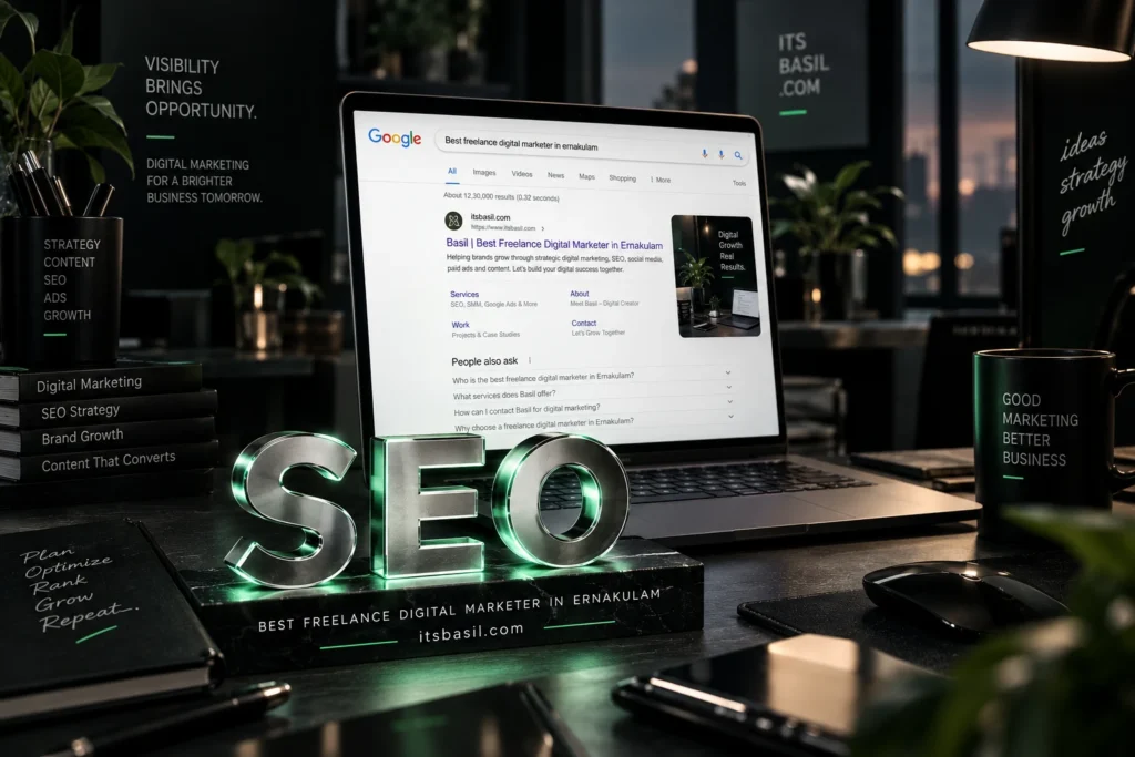 Best freelance digital marketer in Ernakulam using SEO and Google search strategies